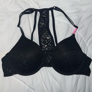 PINK Front-Hook Lightly Lined bra
